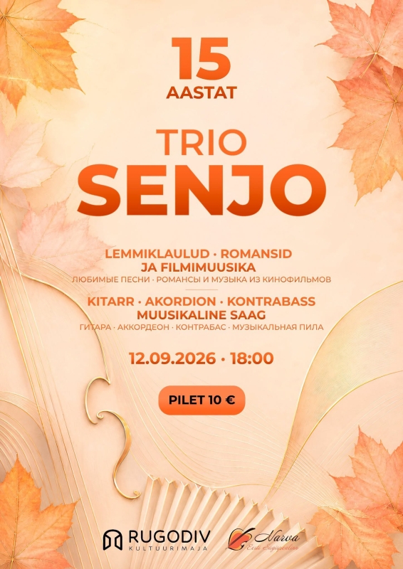 TRIO SENJO 15. AASTAPÄEVA KONTSERT