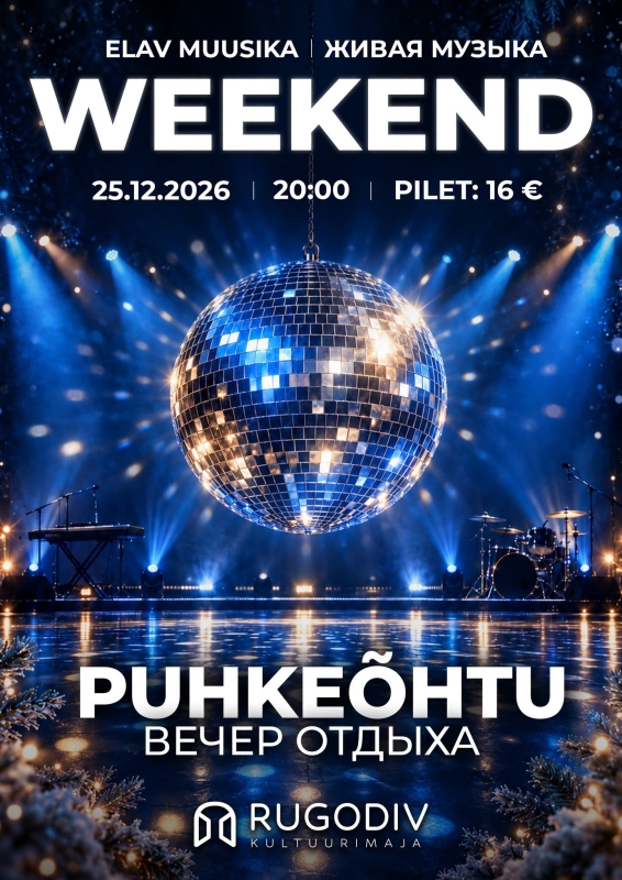 Jõuluhõnguline puhkeõhtu klubiga 